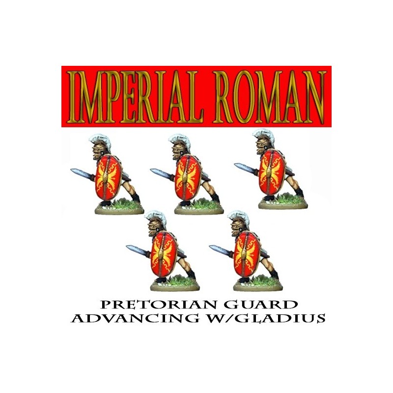 Imperial Roman Praetorian Guard Advancing w/Gladius 28mm Ancients FOUNDRY