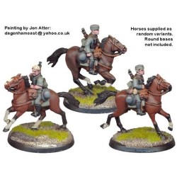 German Cavalry in Side Caps...