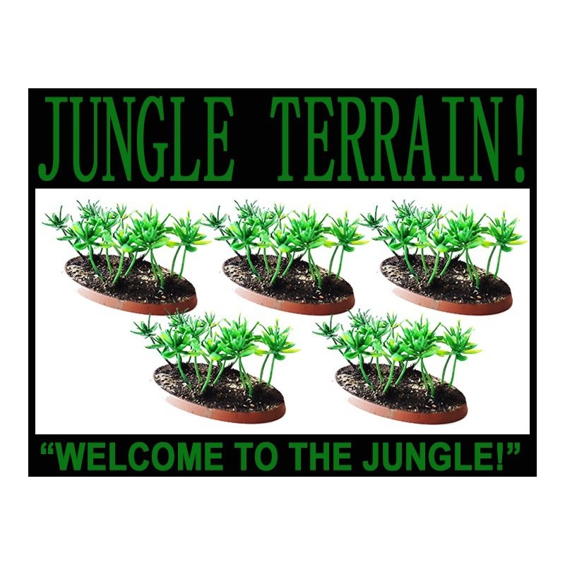 Low level Tropical plants 1 - JUNGLE TERRAIN! FRONTLINE GAMES