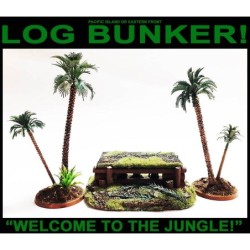 Log Bunker 28mm WWII Jungle...