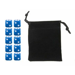 Blue Six-sided Dice Set...