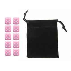 Pink Six-sided Dice Set...