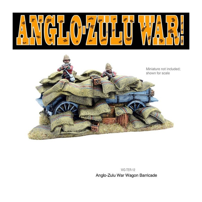 Wagon barricade - Anglo-Zulu War WARLORD GAMES