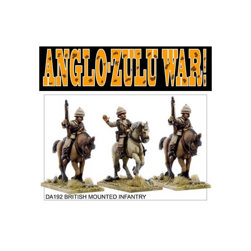 British Mounted Infantry Anglo Zulu Wars FOUNDRY MINIATURES