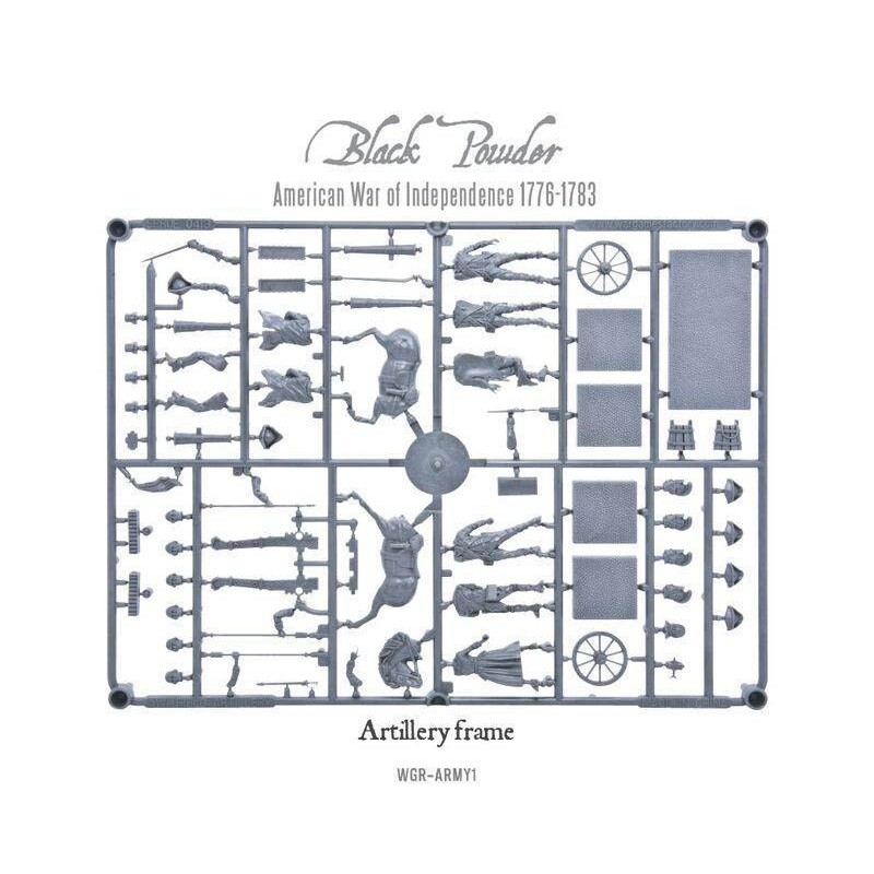 AWI Field Artillery Sprue American War of Independence WARLORD GAMES