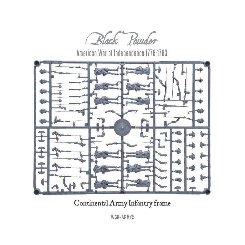 AWI Continental Infantry Sprue American War of Independence WARLORD GAMES