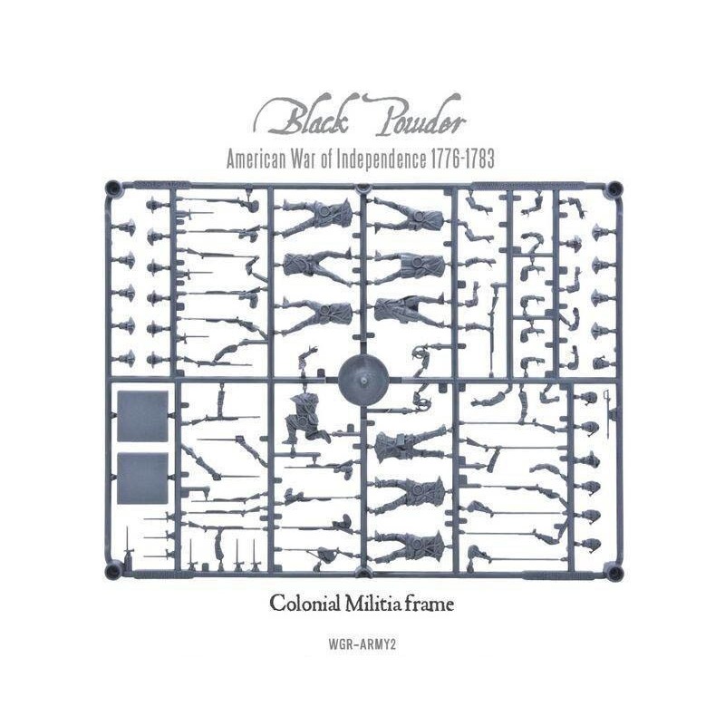 AWI Colonial Militia Sprue American War of Independence WARLORD GAMES