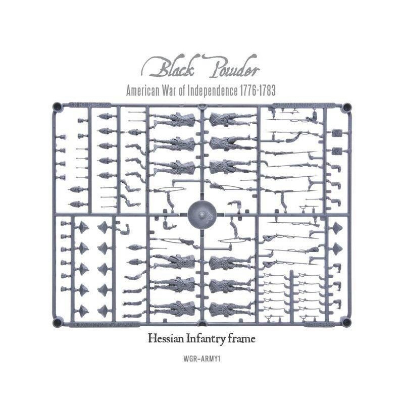 AWI Hessian Infantry Sprue American War of Independence WARLORD GAMES