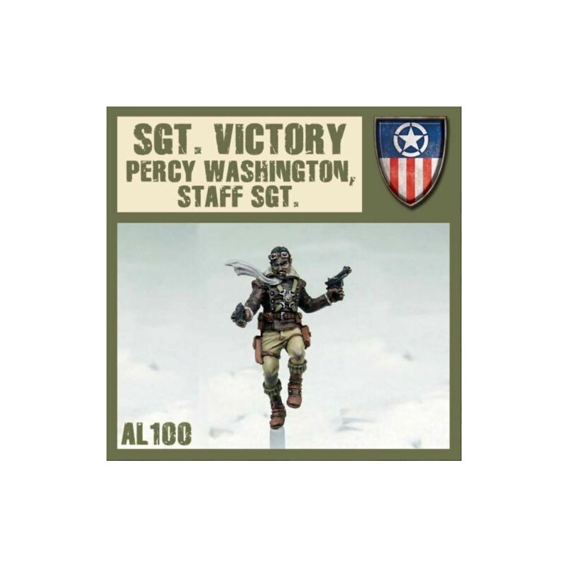 Sergeant Victory from Operation Icarus 28mm Dust Tactics FANTASY FLIGHT