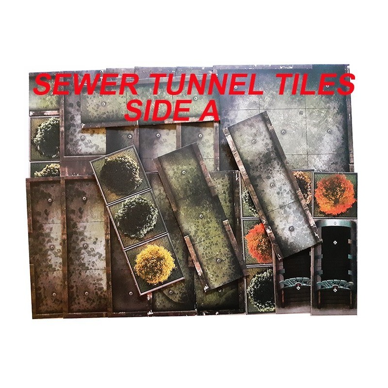 Train Station / Sewer Tiles HADES Dust Tactics FANTASY FLIGHT