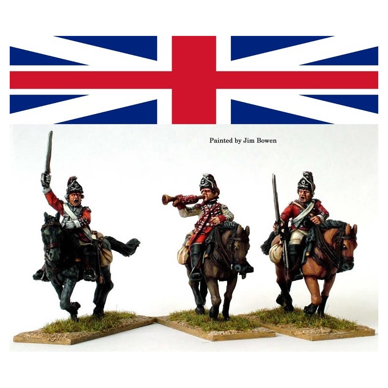 British 17th Light Dragoons command American War of Independence PERRY MINIATURES