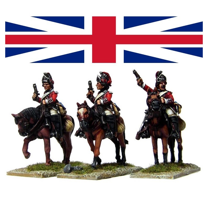 British 17th Light Dragoons w/pistols picket duty American War of Independence PERRY MINIATURES