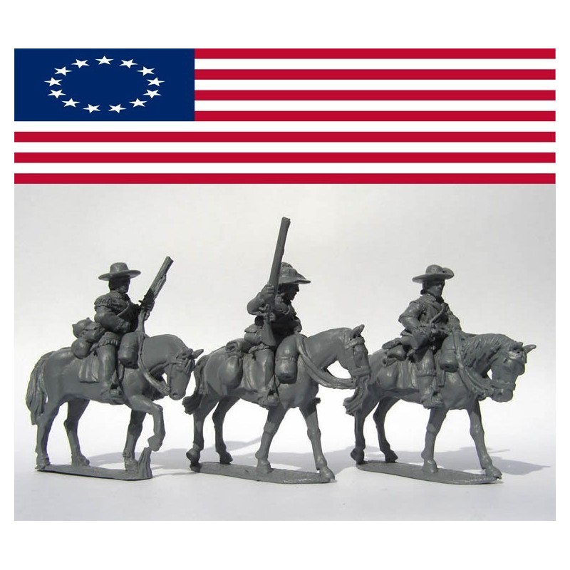 American Mounted riflemen American War of Independence PERRY MINIATURES