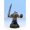 Union Worker 5 (Pig-Warrior) - TEKNES - WRATH OF KINGS - GENERIC RPG MINIATURES