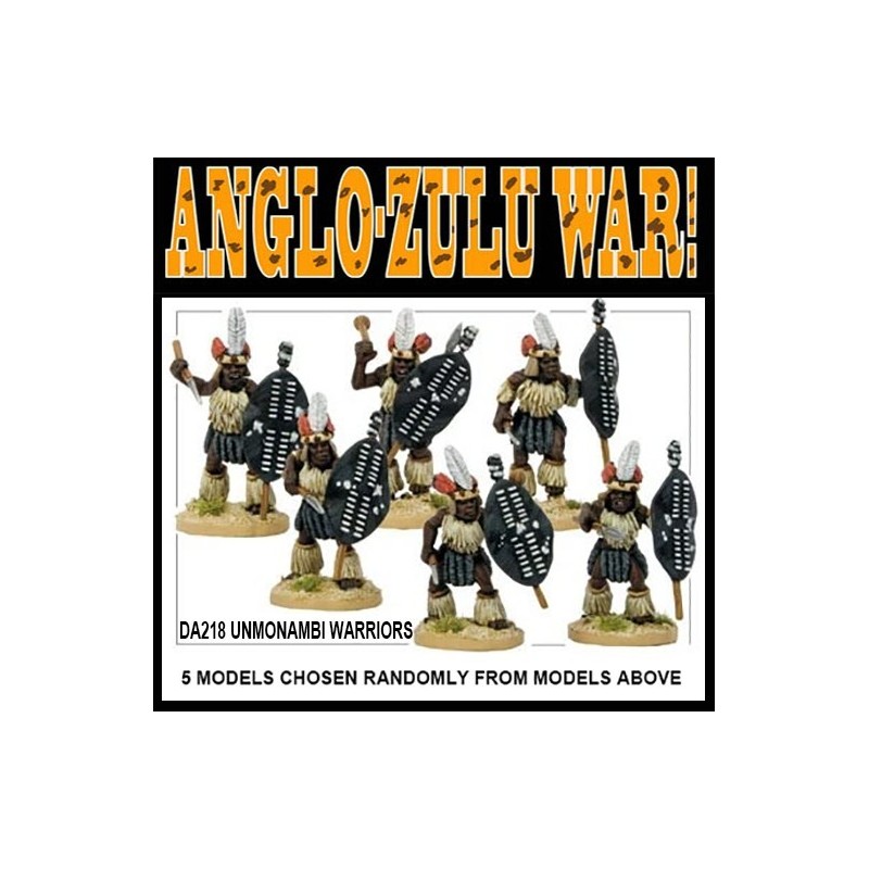 Zulu Unmonambi Warriors (Regiment) 28mm Anglo-Zulu War WARGAMES FOUNDRY