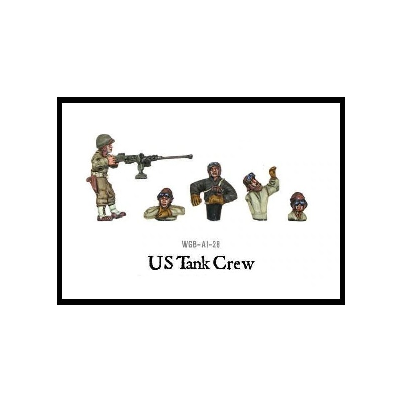 US Tank Crew 28mm WWII WARLORD GAMES