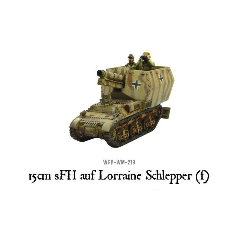 German 15 cm sFH auf Lorraine Schlepper(f) 28mm WWII WARLORD GAMES