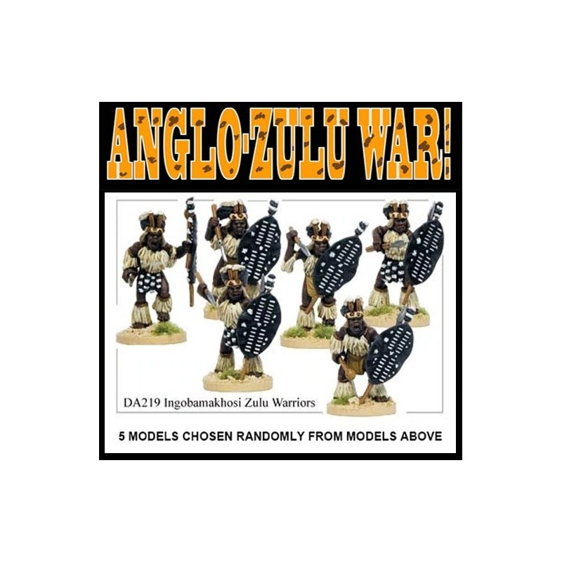 Zulu Ingobamakhosi Warriors (Regiment) 28mm Anglo-Zulu War WARGAMES FOUNDRY