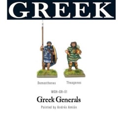 Greek Generals Demosthenes and Theagenes 28mm Ancient Greek WARLORD GAMES