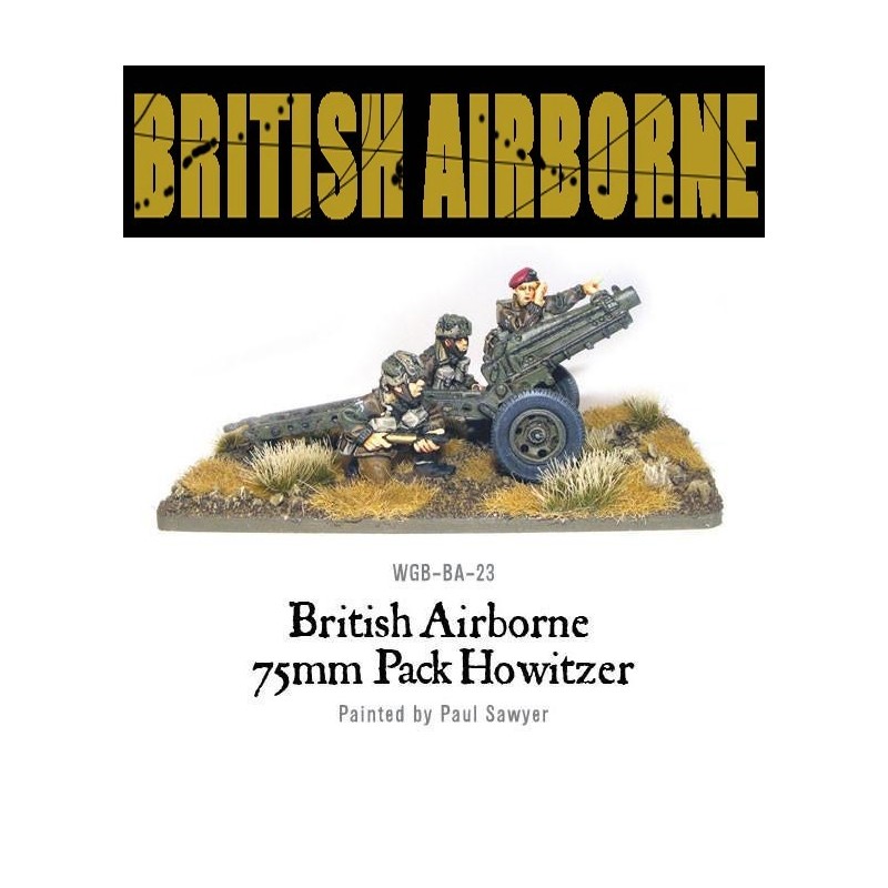 British Airborne 75mm Pack Howitzer WWII WARLORD GAMES