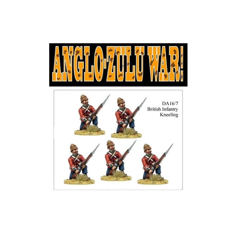 British Infantry Kneeling Anglo-Zulu War FOUNDRY MINIATURES