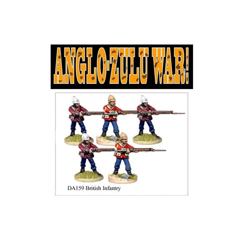 British Infantry Anglo-Zulu War FOUNDRY MINIATURES