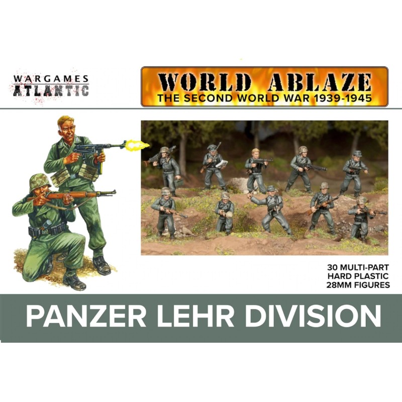 Panzer Lehr Division (30) 28mm WWII WARGAMES ATLANTIC