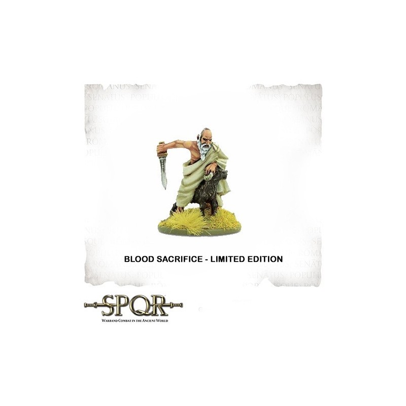 SPQR LIMITED EDITION BLOOD SACRIFICE MINIATURE 28mm Ancient WARLORD GAMES