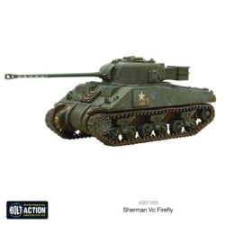 Sherman Vc Firefly medium Tank WWII 28mm 1/56th (no box) WARLORD GAMES