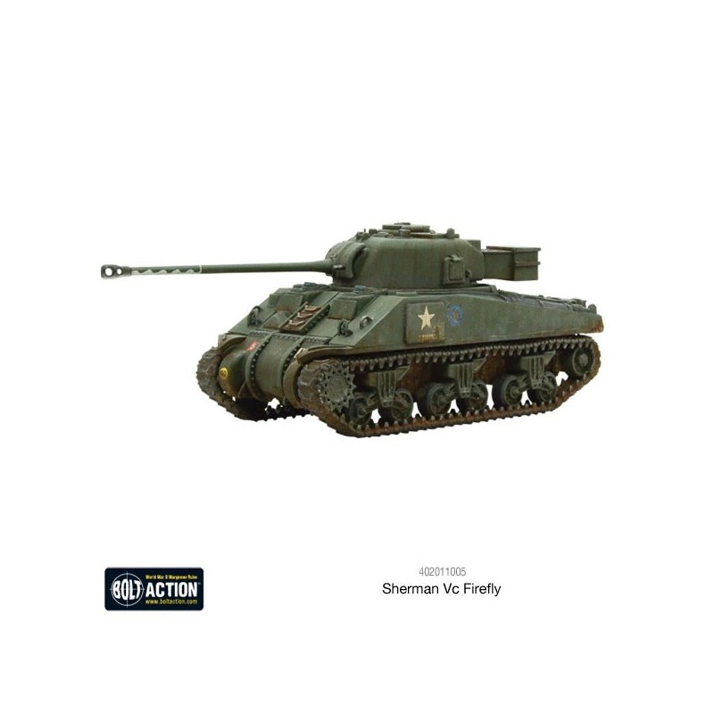 Sherman Vc Firefly medium Tank WWII 28mm 1/56th (no box) WARLORD GAMES