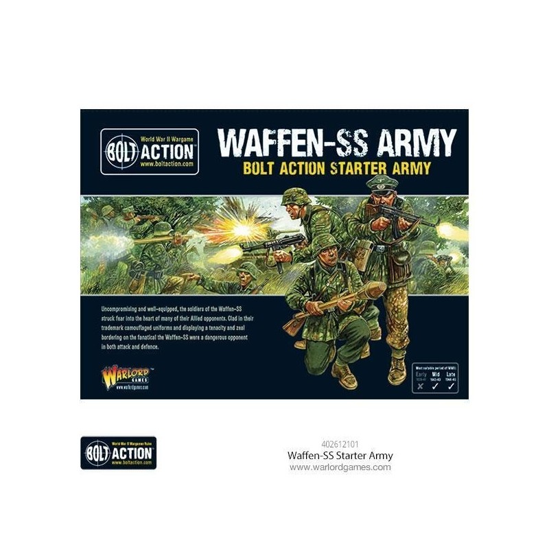 German Waffen SS Starter Army box set 28mm WWII WARLORD GAMES