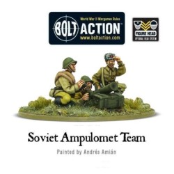 Russian Soviet Ampulomet Team Anti-tank 28mm WWII WARLORD GAMES