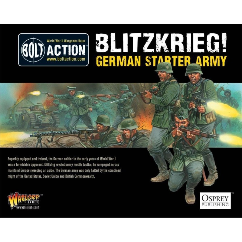 Blitzkrieg German Starter Army box set 28mm WWII WARLORD GAMES