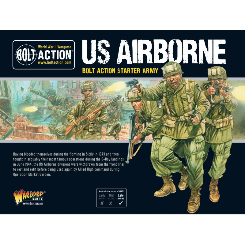 U.S. Airborne starter Army box set 28mm WWII WARLORD GAMES