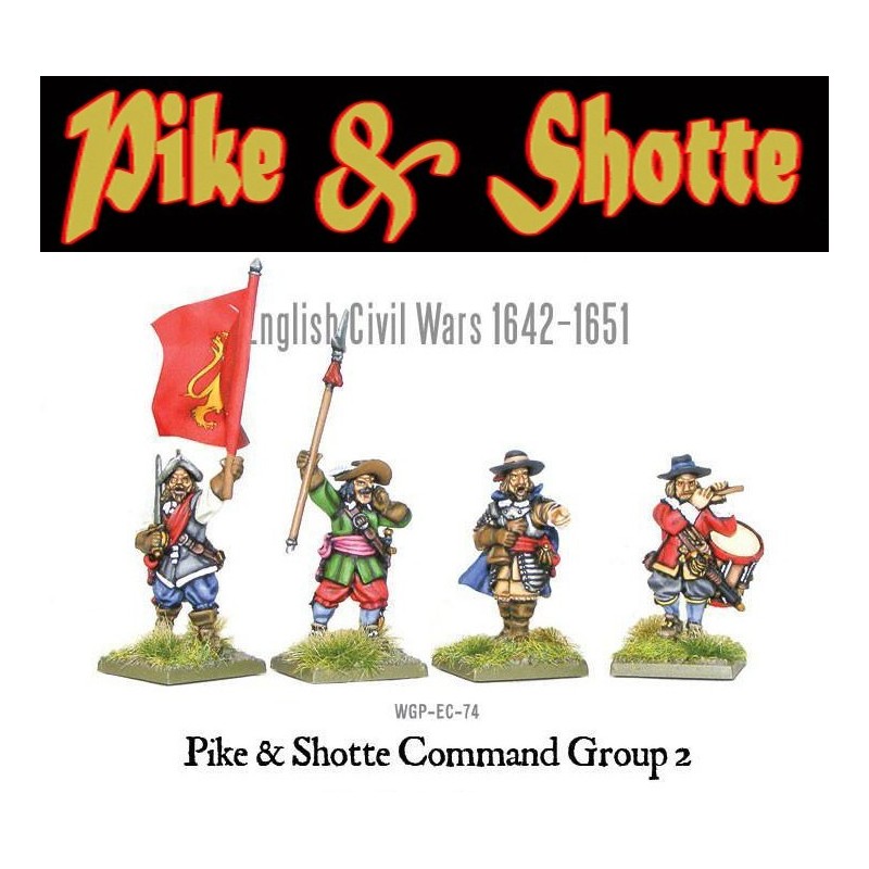 ECW Command 2 (4) 28mm Thirty Years War Pike & Shotte WARLORD GAMES