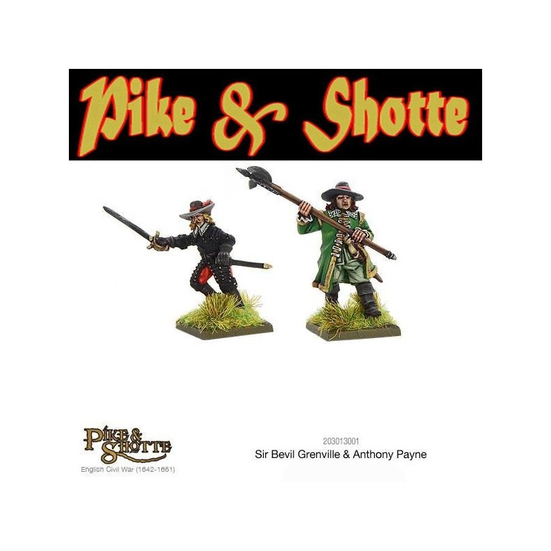 Sir Bevill Grenville & Anthony Payne ECW 28mm Pike & Shotte WARLORD GAMES