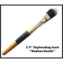 3/4" Dry-brushing Brush - Rounded tip - Bamboo handle FRONTLINE GAMES