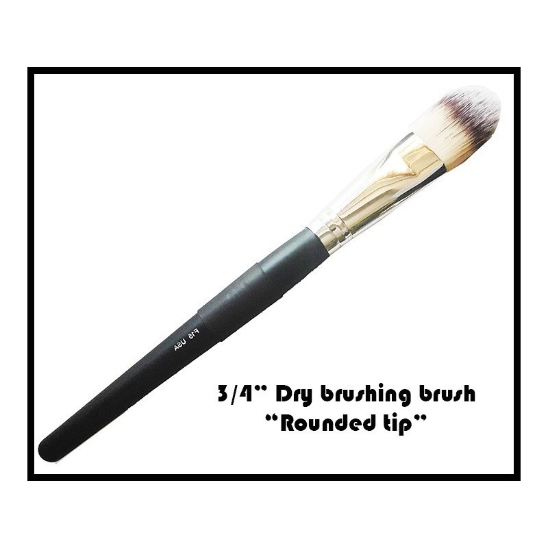 3/4" Dry-brushing Brush - Rounded tip - FRONTLINE GAMES