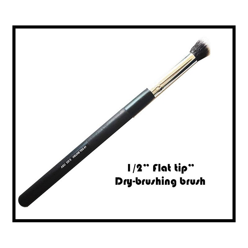 1/2" Dry-brushing Brush - Slanted - Flat tip - FRONTLINE GAMES