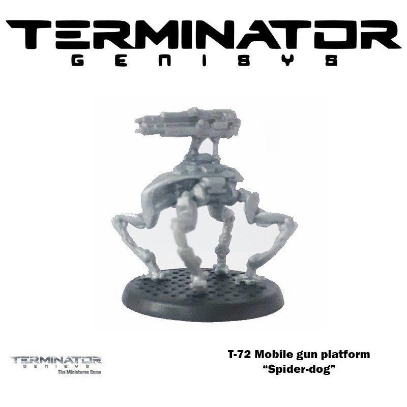 Terminator Genisys T-72 Mobile gun platform "Spider-Dog" 28mm Miniatures River Horse