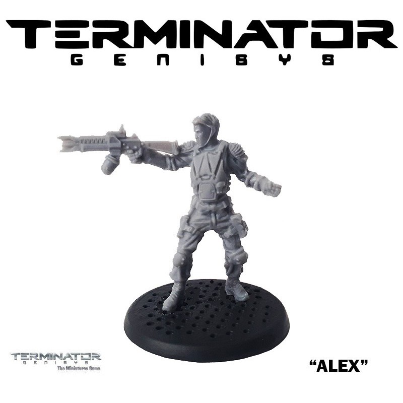 Terminator Genisys "Alex" T-5000 28mm Miniatures River Horse