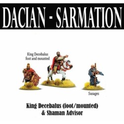 Dacia & Sarmatia Dacian King (Mounted/Foot) & Advisor 28mm Ancients WARLORD GAMES