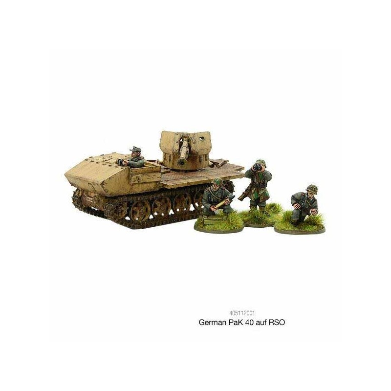 German Pak 40 auf RSO 28mm WWII WARLORD GAMES