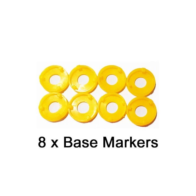 Base Markers - Yellow - 25/30mm bases RIVER HORSE