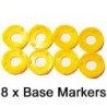 Base Markers - Yellow - 25/30mm bases RIVER HORSE