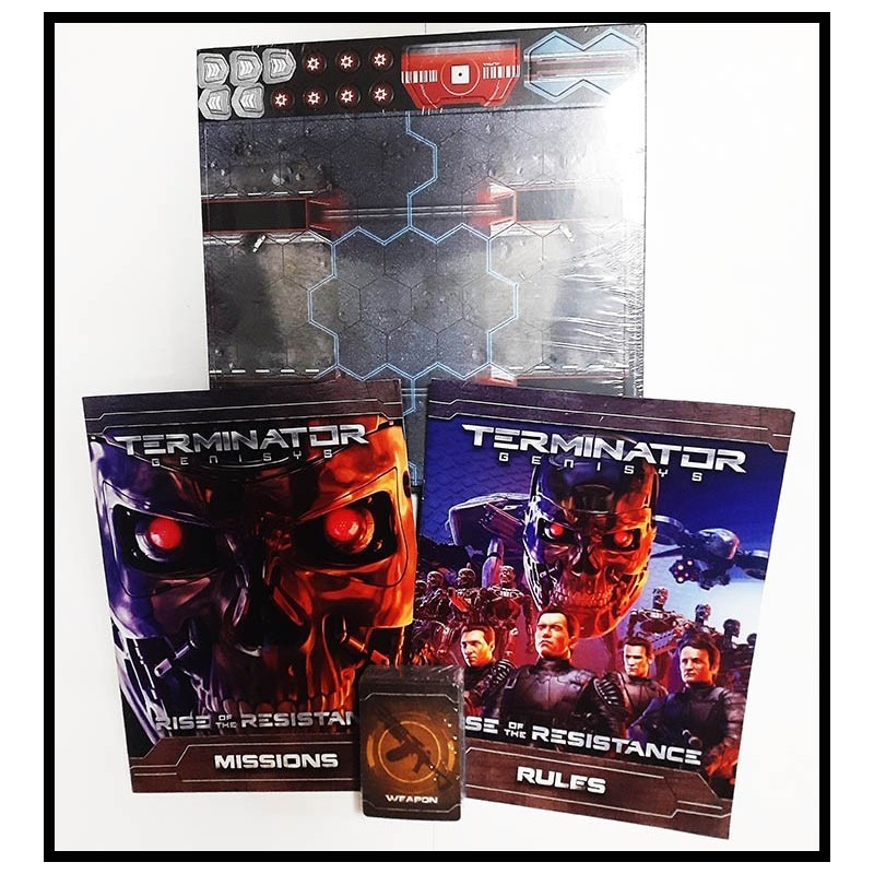 Terminator Genisys internal mapping Double sided boards - counters - role books - RIVER HORSE