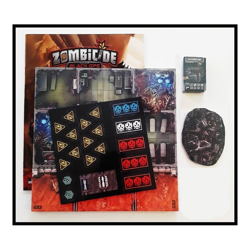 Black Opts Extra board sections/cards/templates ZOMBICIDE CMON